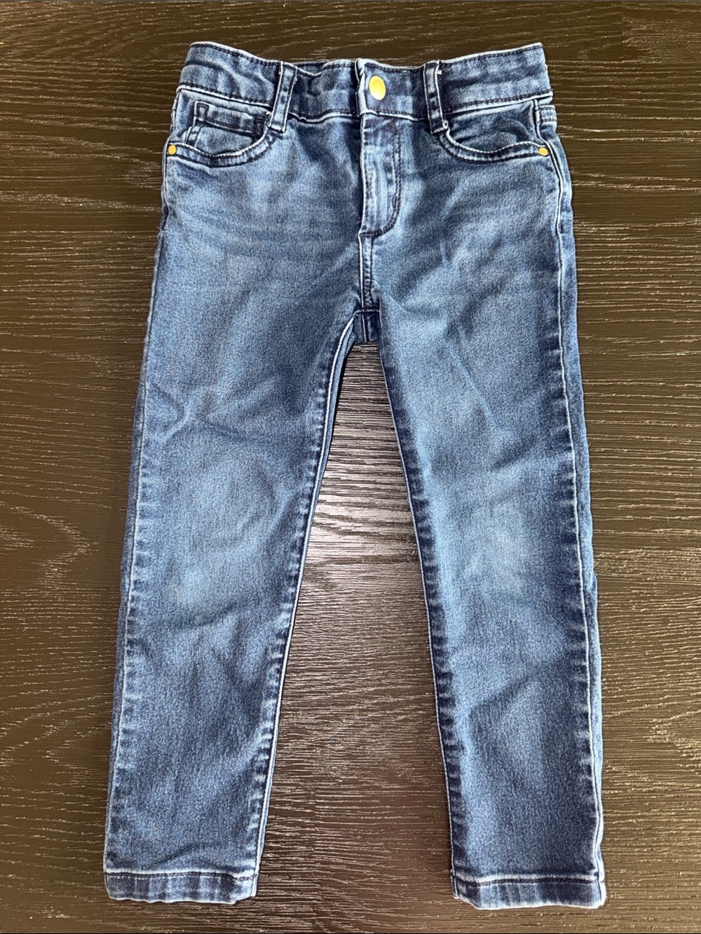 Janie and Jack Girls Medium Blue Skinny Jeans